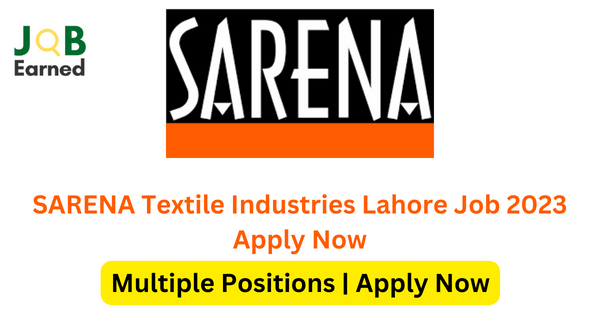 Sarena Textile Industries Jobs Oct-2023 For Both & Female Apply Online