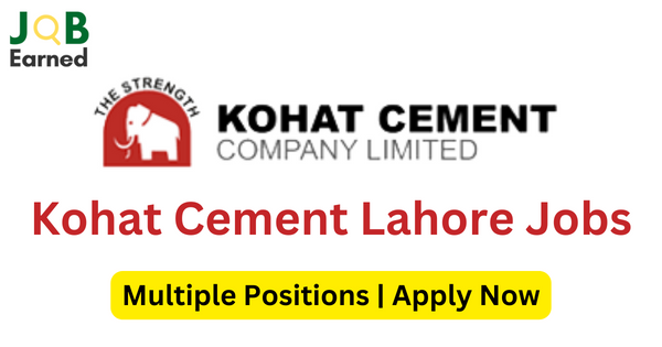 Kohat Cement Lahore Jobs for AM Costing Apply Now