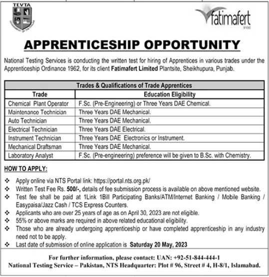 Apprenticeship Opportunities at Fatimafert Ltd 2023