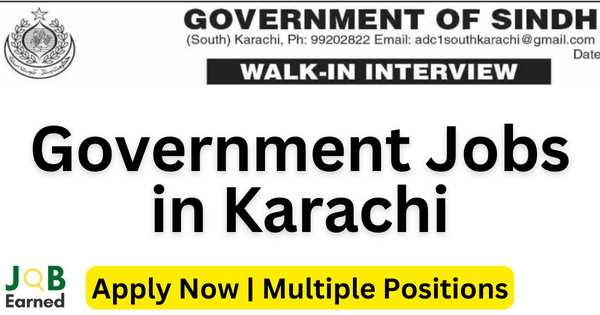 Government Jobs in Karachi Apply Now