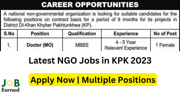 Latest NGO Jobs in KPK 2023