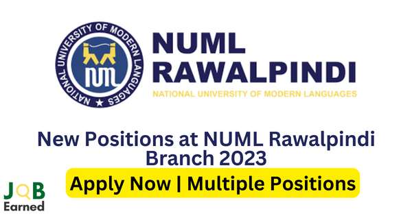 New Positions at NUML Rawalpindi Branch 2023