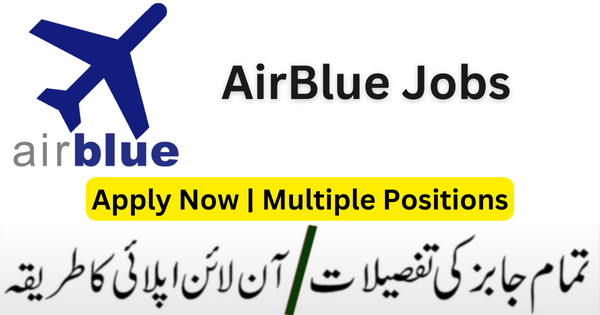 Airblue Job for Intermediate or Bachelor Pass Nov-2023 Apply Now