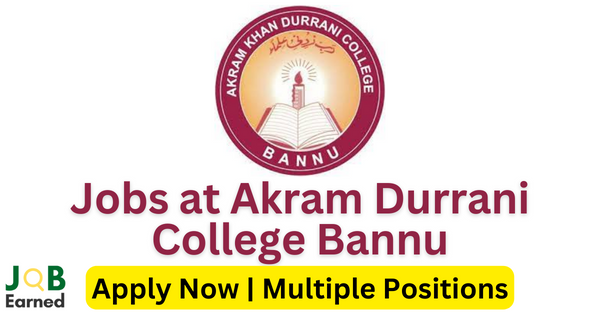 Position at Akram Durrani College Bannu 2023