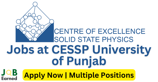 Position at CESSP University of Punjab 2023