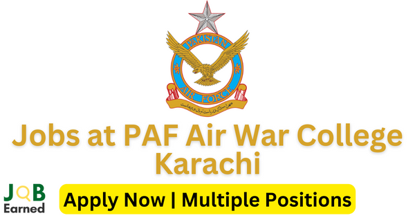 New Jobs at PAF Air War College Karachi 2023