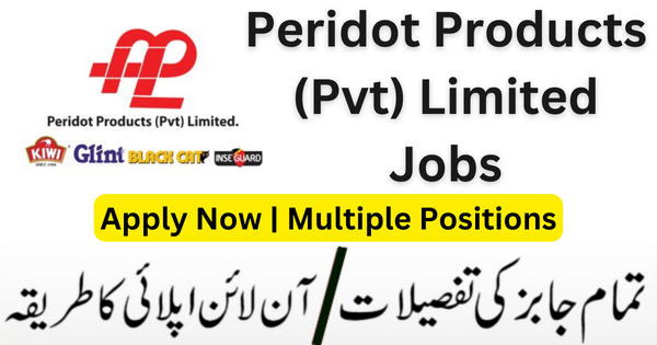 Peridot Products Pvt. Limited Job in Supplychain Apply Online Now