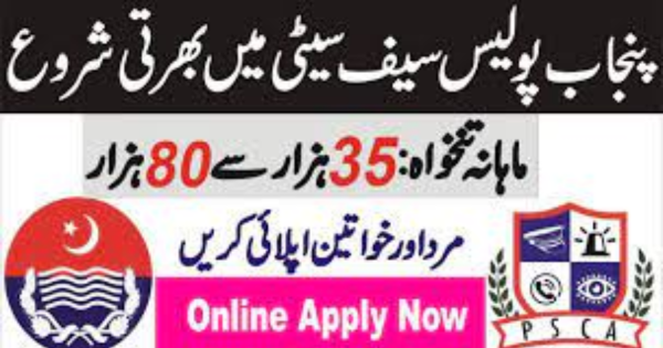 Punjab Safe Cities Authority Jobs for Both Male and Female July-Aug 2023 Apply Online Multiple Positions