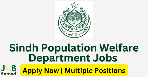 Sindh Population Welfare Department Sindh Jobs July 2023 Apply now