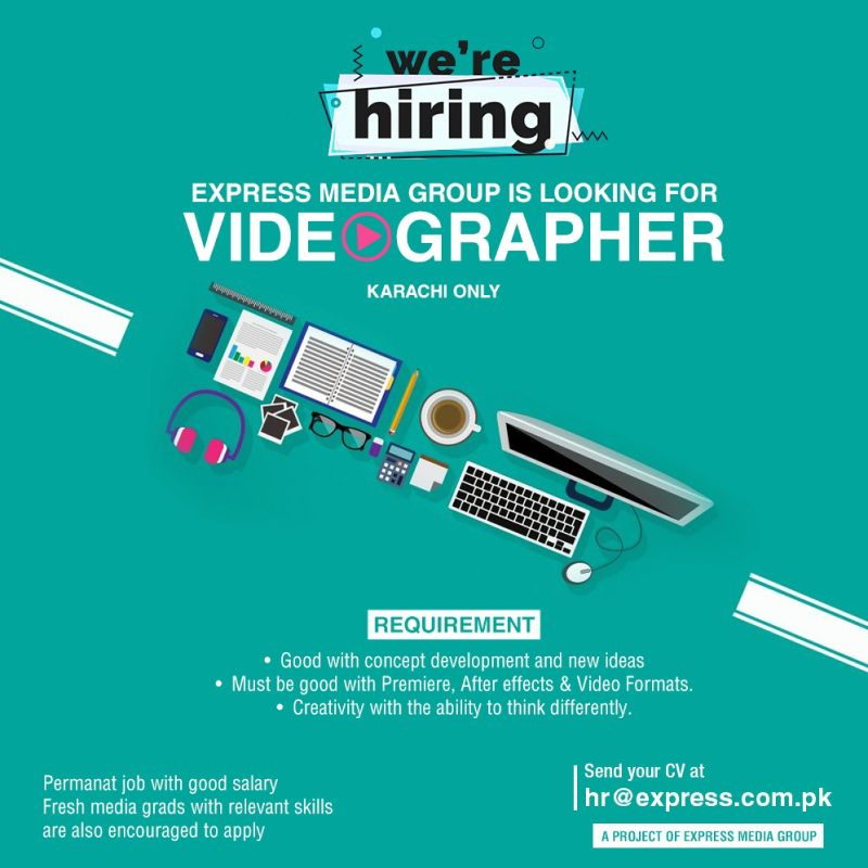 Express Media Group Jobs July 2023 for Video Editor, Graphic Designer and Engineers Apply Now