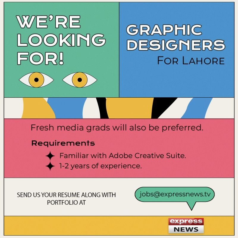 Express Media Group Jobs July 2023 for Video Editor, Graphic Designer and Engineers Apply Now