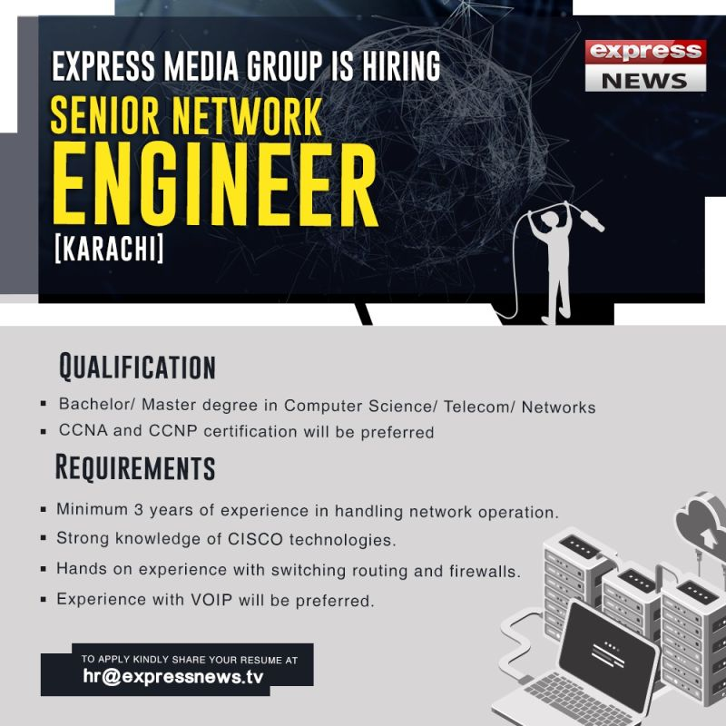 Express Media Group Jobs July 2023 for Video Editor, Graphic Designer and Engineers Apply Now