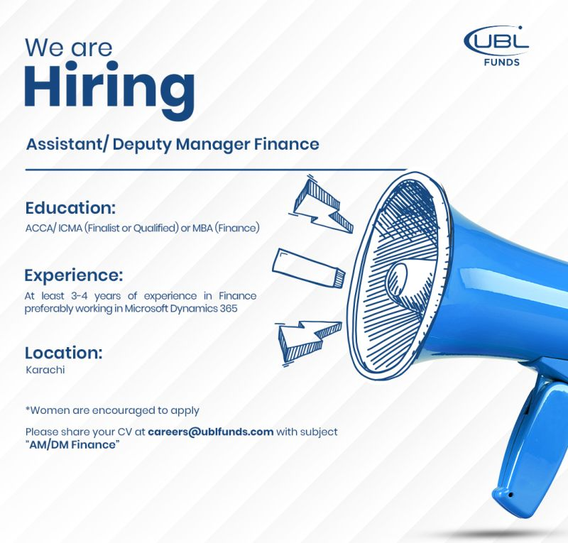 UBL Funds Manager Jobs July 2023 for Graduates, ACCA, ACMA & MBA Apply Now