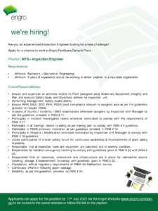 Engro Corp Jobs July 2023 Multiple Positions for Bachelors, Master & Engineers Apply Online Now