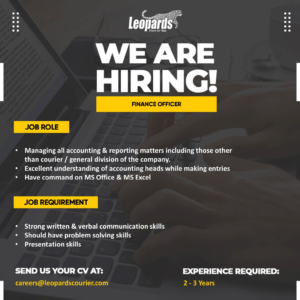 Leopards Courier Services (Pvt.) Ltd. Jobs July 2023 Apply Online Now