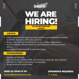 Leopards Courier Services (Pvt.) Ltd. Jobs July 2023 Apply Online Now