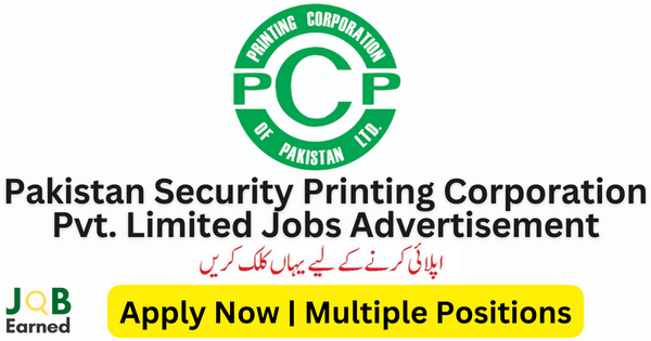 Pakistan Security Printing Corporation Pvt. Limited Jobs August 2023 Apply Online