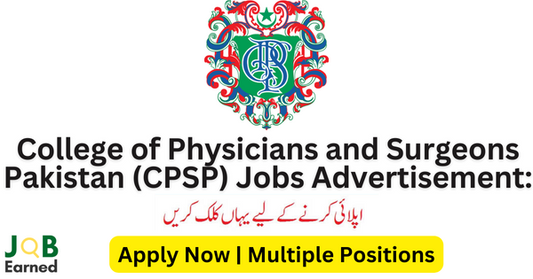 College Of Physicians and Surgeons Pakistan IT Jobs Nov-2023 Apply Now