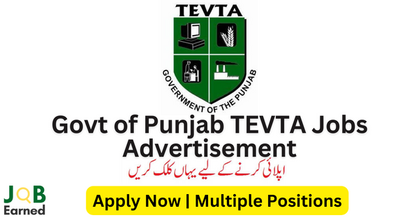 TEVTA Govt of Punjab Jobs Opportunities Apply Now