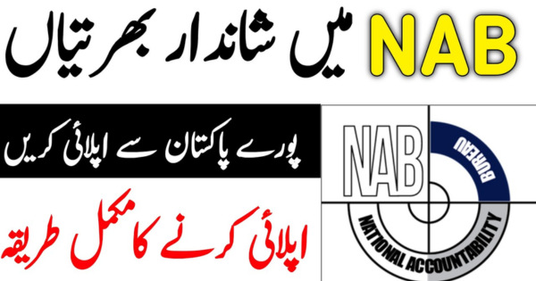 National Accountability Bureau NAB Jobs Oct-2023 Apply Now