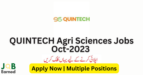 QUINTECH Agri Sciences Jobs Oct-2023 For Bachelor Pass Apply Online