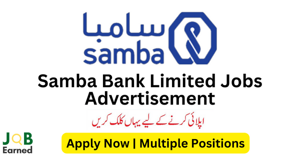 Samba Bank Limited Jobs Multiple Positions Apply Online Now