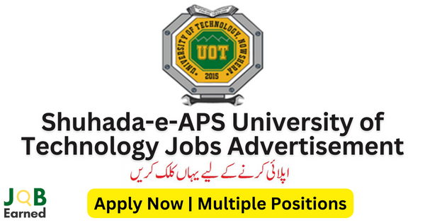 Shuhada-e-APS University of Technology Nowshera Jobs Both Male & Female Can Apply