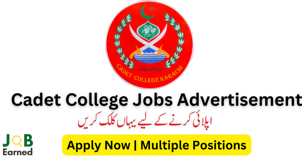 Cadet College Karachi Jobs DEC-2023 Apply Now