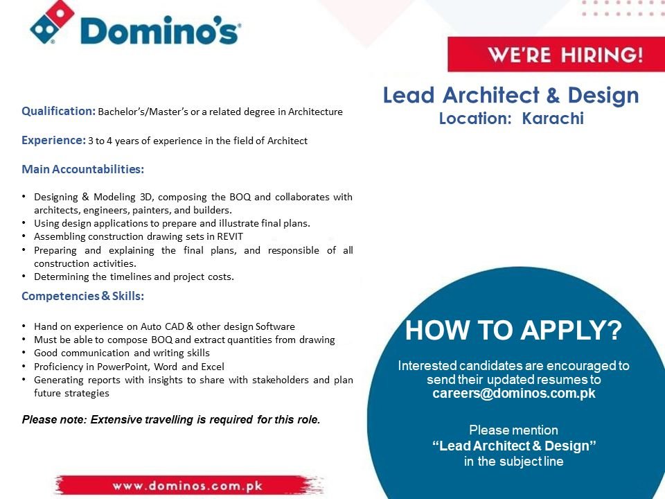 Domino's Pizza Job For Bachelor Pass Nov-2023 Apply Now