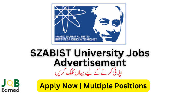 SZABIST University Jobs Nov-2023 For Both Male &Female Apply Now