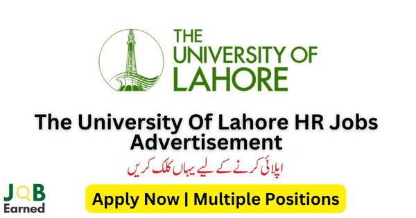 The University Of Lahore HR Jobs Nov-2023 Apply Now