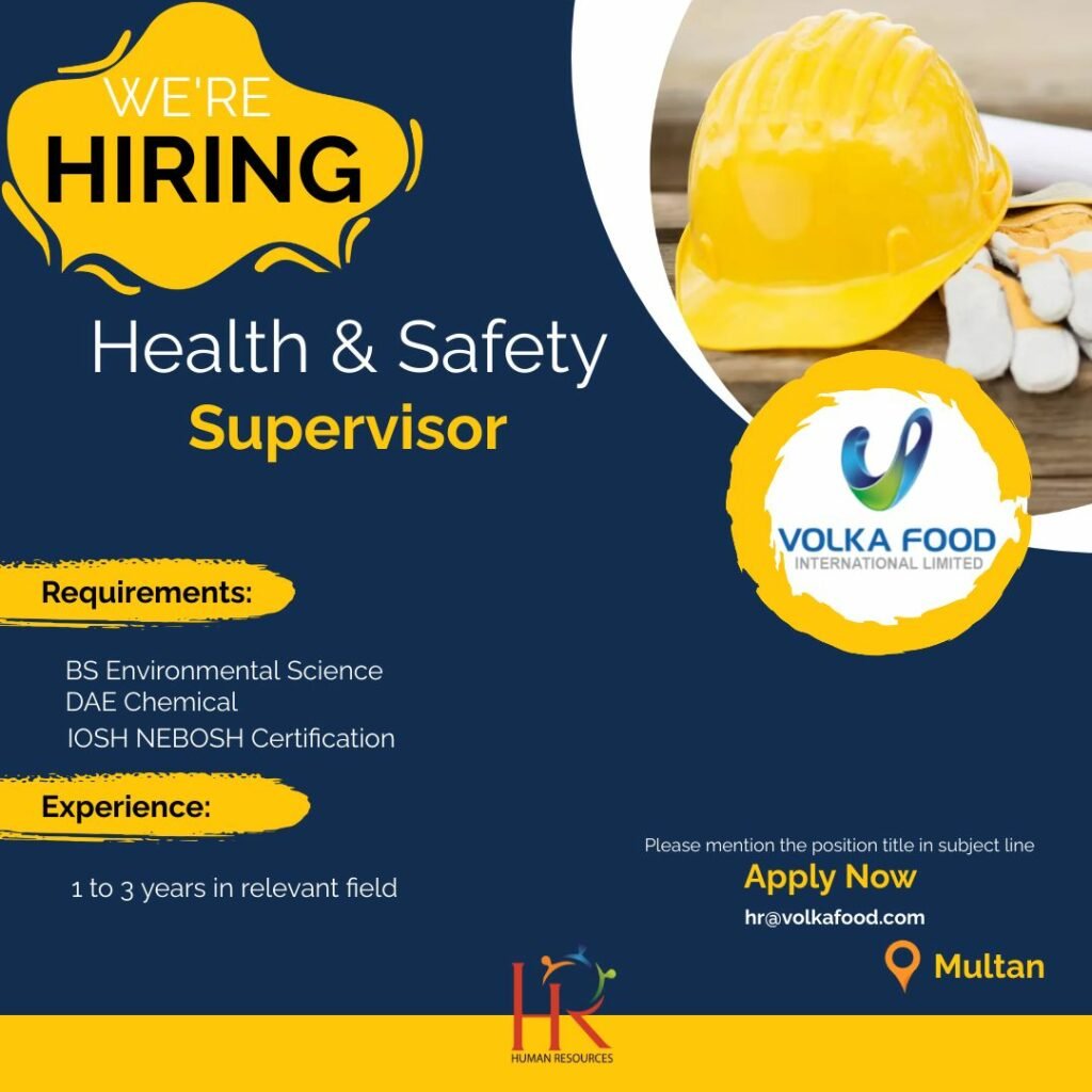 Volka Foods International Limited DAE Job Nov-2023 Apply Now