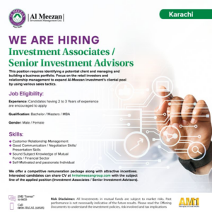 Al Meezan Investment Management Limited Jobs for Bachelors/Masters Pass Nov-2023 Apply Online Now