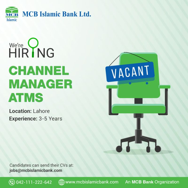 MCB Islamic Bank Ltd Manager Job Nov-2023 Apply Online Now