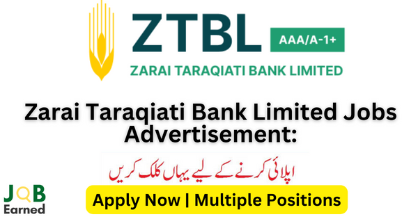 Zarai Taraqiati Bank Limited Career Opportunities Apply Online