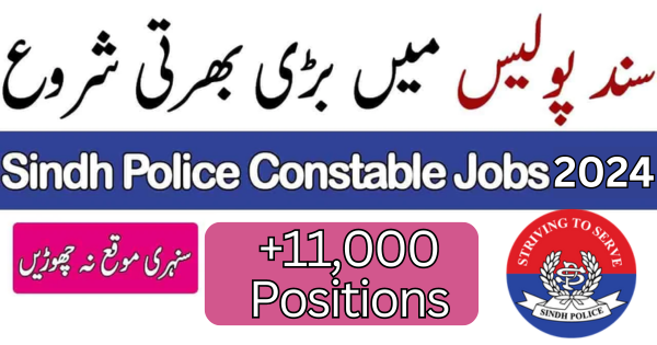 Sindh Police Jobs +11,000 Positions Apply Now