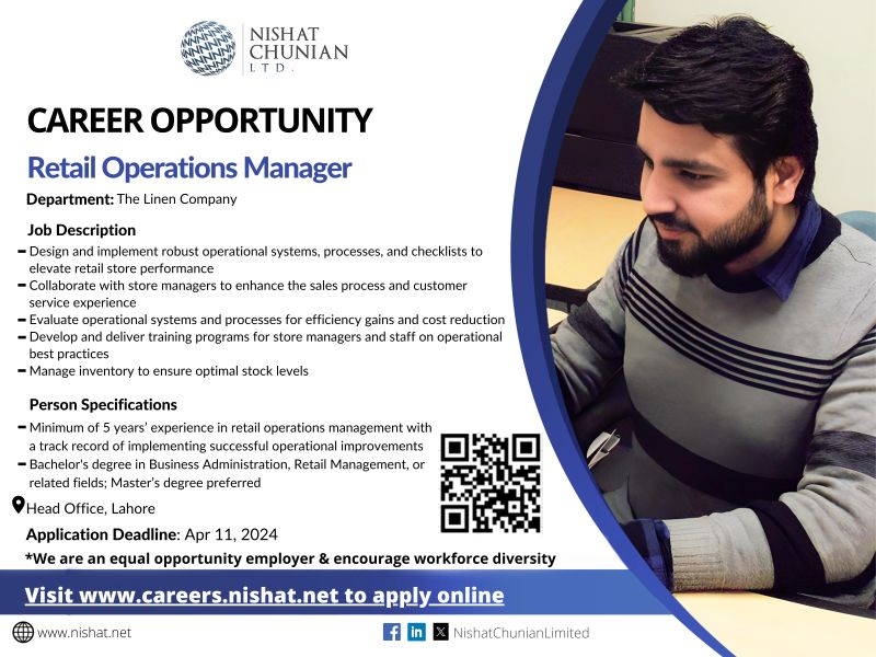 Nishat Chunian Limited Job Apply Now