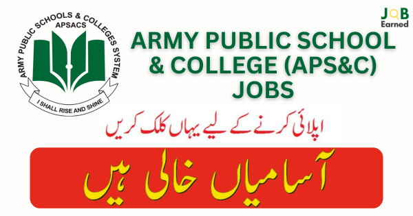 Job Advertisement: Army Public School & College (APS&C) Apply Now