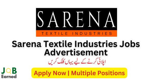 Job Advertisement: Sarena Textile Industries Urgent Hiring