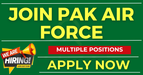 Join Pak Air Force as GD Pilot Apply Now