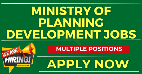 Ministry of Planning Development Jobs Apply Now