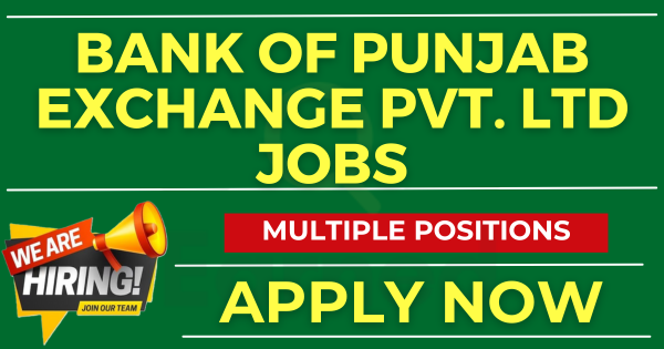 Multiple Job Openings at Bank of Punjab Exchange Pvt. Ltd Apply Now