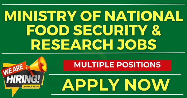 Multiple Jobs Opening at Ministry of National Food Security & Research Apply Now